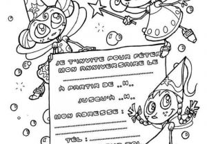 Coloriage D Anniversaire 8 Ans Invitations A Imprimer
