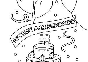 Coloriage D Anniversaire En Ligne Dessin Joyeux Anniversaire A Colorier