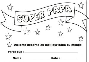 Coloriage D Anniversaire Papa Dipl´me Du Meilleur Papa 9 Mod¨les   Imprimer