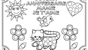 Coloriage D Anniversaire Pour Mamie Coloriage Anniversaire Divers