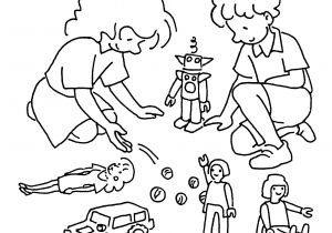 Coloriage D Enfant Qui Joue Meilleur De Coloriage Enfants Qui Jouent