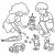Coloriage D Enfant Qui Joue Meilleur De Coloriage Enfants Qui Jouent