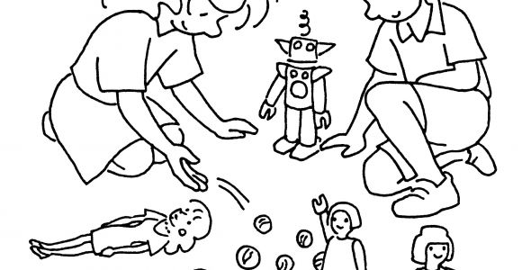 Coloriage D Enfant Qui Joue Meilleur De Coloriage Enfants Qui Jouent