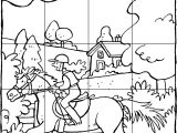 Coloriage D équitation Puzzle Colorier – 2018 Idées De Décoration Pour La Maison – S