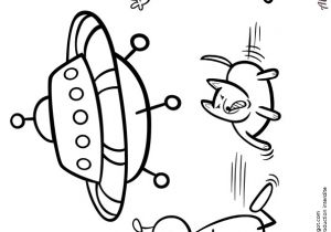 Coloriage D Extraterrestre Dessin   Colorier Du Chien attaquant Les Martiens