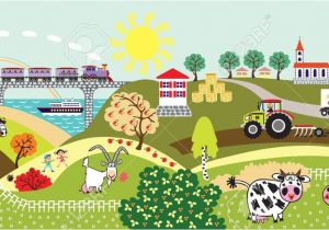 Coloriage D Hélicoptère Fabuleux Paysage Ferme Dessin Un99