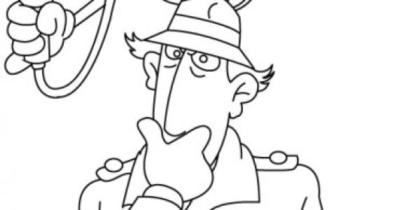 Coloriage D Inspecteur Gadget Inspecteur Gad Dessins Animés – Coloriages à Imprimer