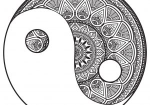 Coloriage D orque à Imprimer Coloriage Yin Yang Imprimer