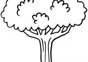 Coloriage D Un Arbre Coloriage Arbre Facile à Colorier Dessin Gratuit à Imprimer