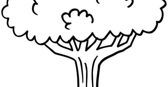 Coloriage D Un Arbre Coloriage Arbre Facile à Colorier Dessin Gratuit à Imprimer