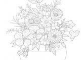 Coloriage D Un Bouquet De Fleurs épinglé Par Ma¯ré Lejeune Sur Dessin Peinture