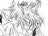 Coloriage D Un Chevalier Hyoga De Acuario Ink Saint Seiya by Muertito69