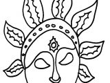 Coloriage D Un Masque Dessins Pour Colorier Des Enfants Coloriages D Enfants