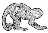 Coloriage D Un Singe Free Coloring Page Coloring Difficult Monkey A Coloring