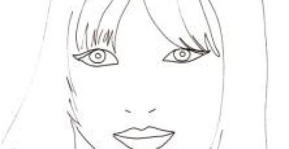 Coloriage D Un Visage Coloriages De top Model Les Coloriages De Manequins