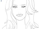 Coloriage D Une Femme Coloriage Visage Femme Dessin 17 Tête à Modeler