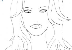 Coloriage D Une Femme Coloriage Visage Femme Dessin 17 Tête à Modeler