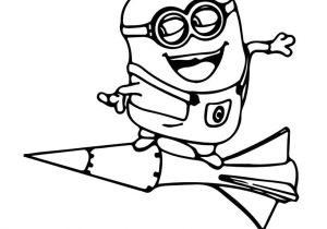 Coloriage D Une Fusée 10 Coloriage Gratuit Les Minions