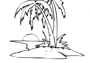Coloriage D Une Ile Ile Deserte Coloriages D Iles Desertes A Imprimer