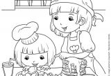 Coloriage D Une Maman Coloriage D’une Petite Fille Qui A Hâte De Manger Les