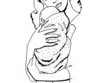 Coloriage D Une Maman Dessin D’une Maman Qui Câline son Bébé à Colorier