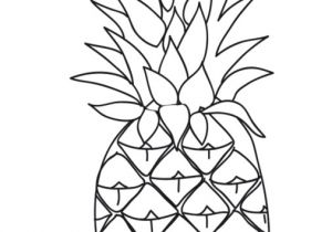 Coloriage D Une Mangue Ananas à Colorier Sur Tête à Modeler