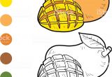 Coloriage D Une Mangue Livre De Coloriage Pour Les Enfants Fruits Et Légumes
