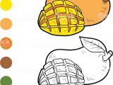 Coloriage D Une Mangue Livre De Coloriage Pour Les Enfants Fruits Et Légumes