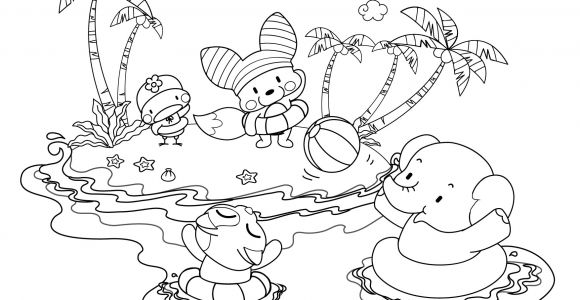 Coloriage D Une Plage Coloriage Plage