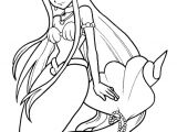 Coloriage D Une Sirène Dessin D’une Sirène à Colorier