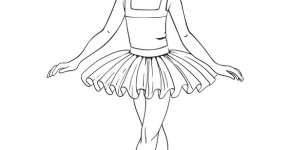 Coloriage Danseur Coloriage D Une Belle Petite Danseuse étoile Avec Sa Figure D
