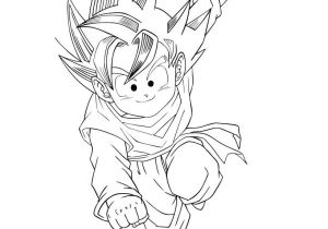 Coloriage Dbz En Ligne Coloriage Dbz Goten Dragon Ball Z Ficiel Dessin