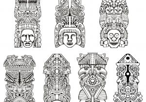 Coloriage De Ak 47 Galerie De Coloriages Gratuits Coloriage Adulte totems Inspiration