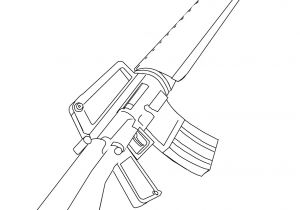 Coloriage De Ak 47 Sniper Rifle Drawing at Getdrawings