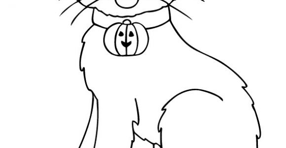 Coloriage De Aloine Coloriage Chat Halloween Jecolorie