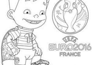 Coloriage De Angelo La Débrouille Logo Officiel De L Euro 2016 Euro 2016 Pinterest