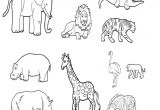 Coloriage De Animaux De La Savane Coloriage Animaux De La Savane Maternelle Archives