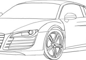 Coloriage De Audi R8 A Imprimer Coloriage Audi R8 à Découper Dessin Gratuit à Imprimer