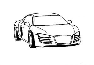Coloriage De Audi R8 A Imprimer Coloriage Audi R8 Jecolorie
