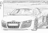Coloriage De Audi R8 A Imprimer Coloriage Audi R8 Quattro C à Imprimer Pour Les Enfants