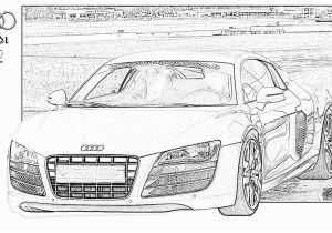 Coloriage De Audi R8 A Imprimer Coloriage Audi R8 Quattro C à Imprimer Pour Les Enfants