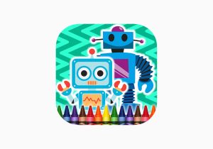 Coloriage De Baguette Magique Livre   Colorier Robots Dans L App Store