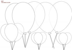 Coloriage De Ballon D Anniversaire Coloriage Ballon D’anniversaire à Imprimer Gratuit