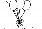 Coloriage De Ballon D Anniversaire Coloriage Invitation Anniversaire Ballons