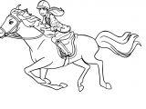 Coloriage De Barbie Cheval Coloriage Barbie Cheval à Imprimer Gratuit 5556 Barbie A