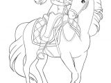 Coloriage De Barbie Cheval Coloriage Stacie A Cheval Sur Hugolescargot