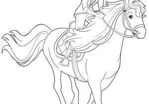 Coloriage De Barbie Cheval Coloriage Stacie Au Trop Avec son Cheval Sur Hugolescargot