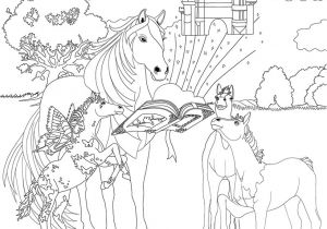 Coloriage De Bella Sara à Imprimer Coloriages Bella Sara La Lecture Du Livre Fr Hellokids