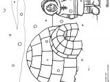 Coloriage De Belle Maison Coloriage Dessin Igloo Et Esquimau