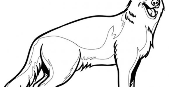 Coloriage De Berger Allemand Coloriage Chien Berger Allemand En Ligne Gratuit   Imprimer